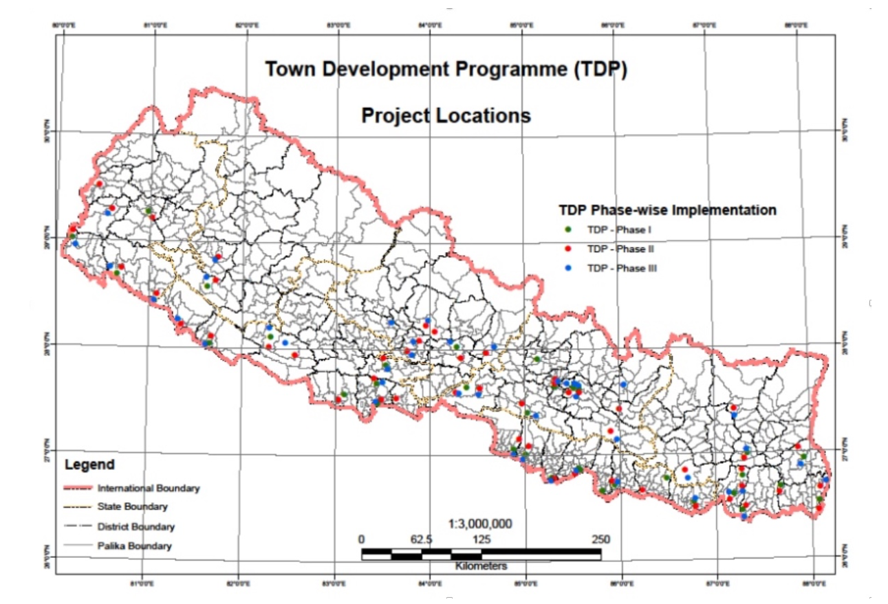 TDF Projects Map